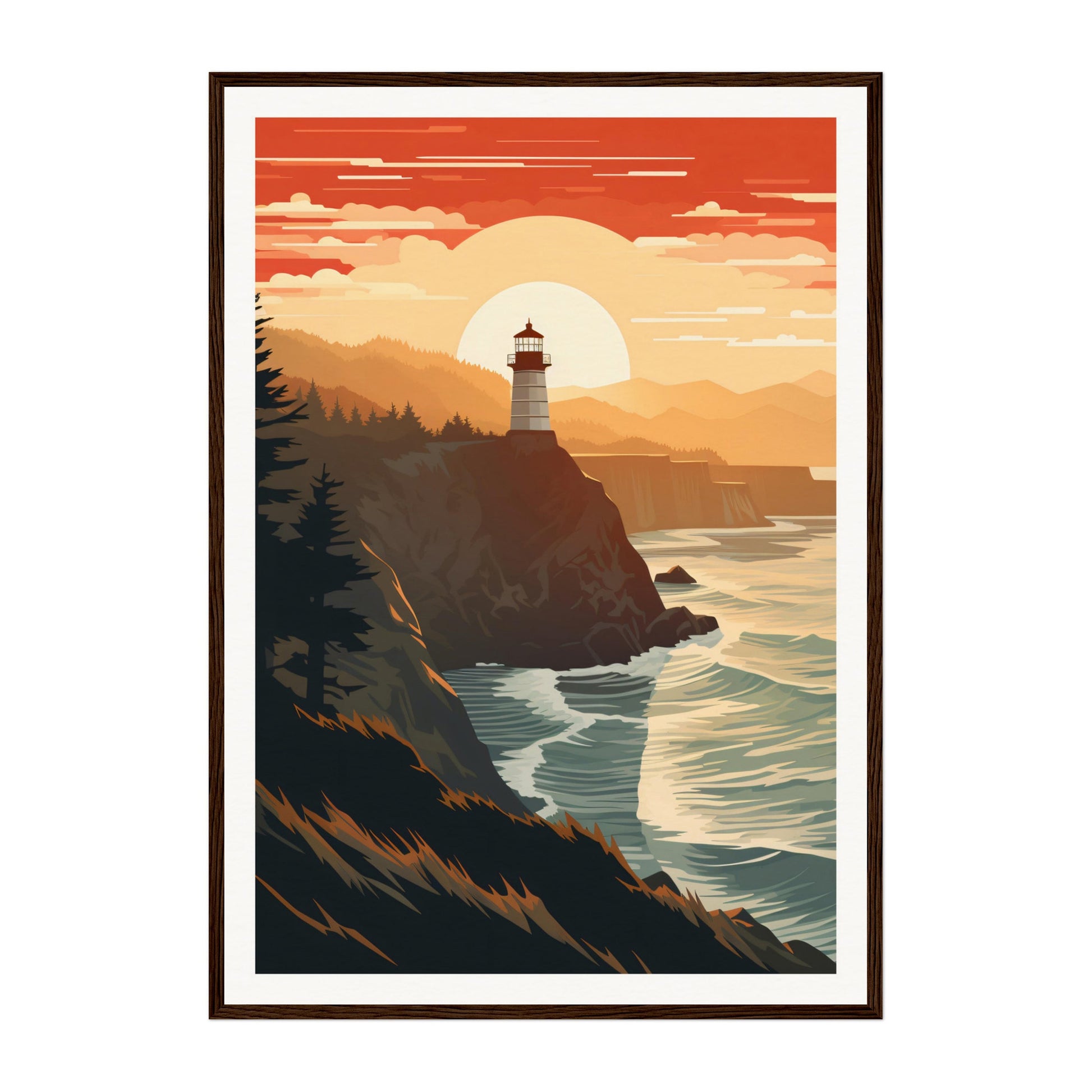 Heceta Head Lighthouse, United States Wall Art - Uncharted Borders