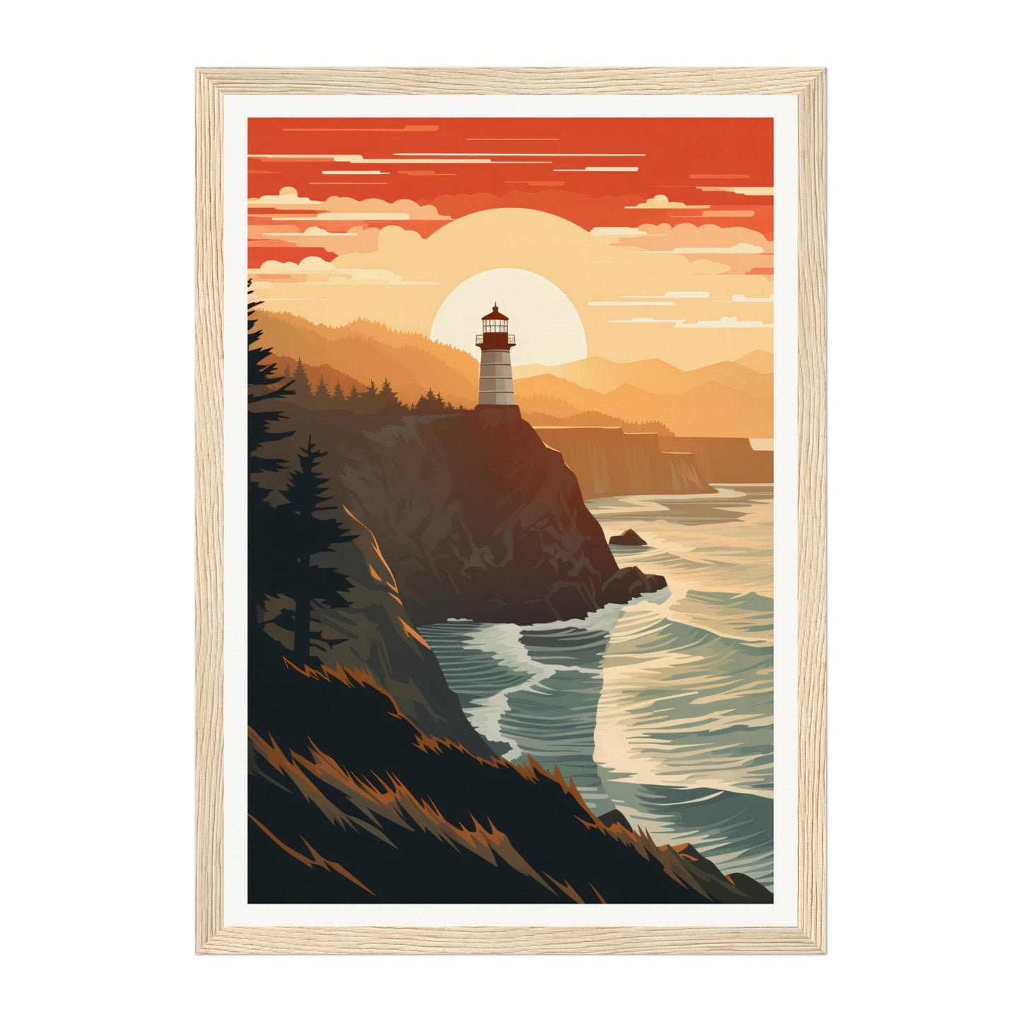 Heceta Head Lighthouse, United States Wall Art - Uncharted Borders