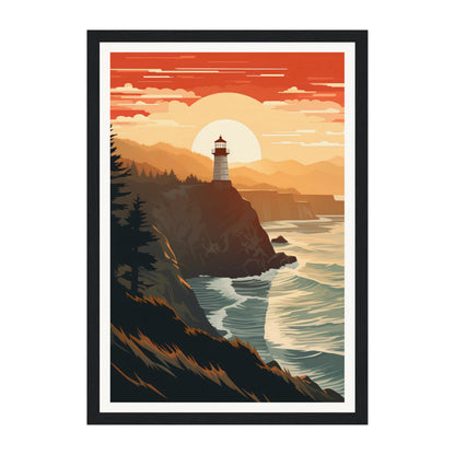 Heceta Head Lighthouse, United States Wall Art - Uncharted Borders