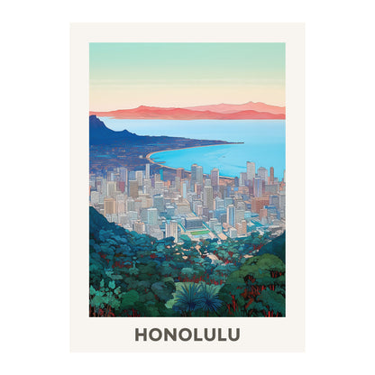 Honolulu, United States Wall Art - Uncharted Borders