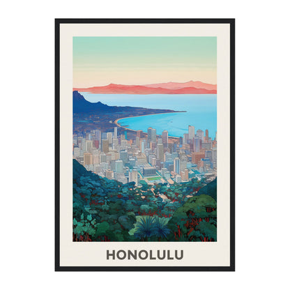 Honolulu, United States Wall Art - Uncharted Borders