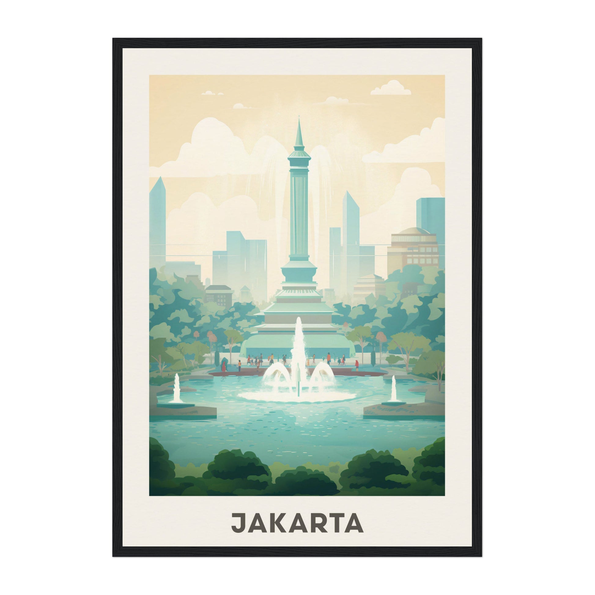 Jakarta, Indonesia Wall Art - Uncharted Borders