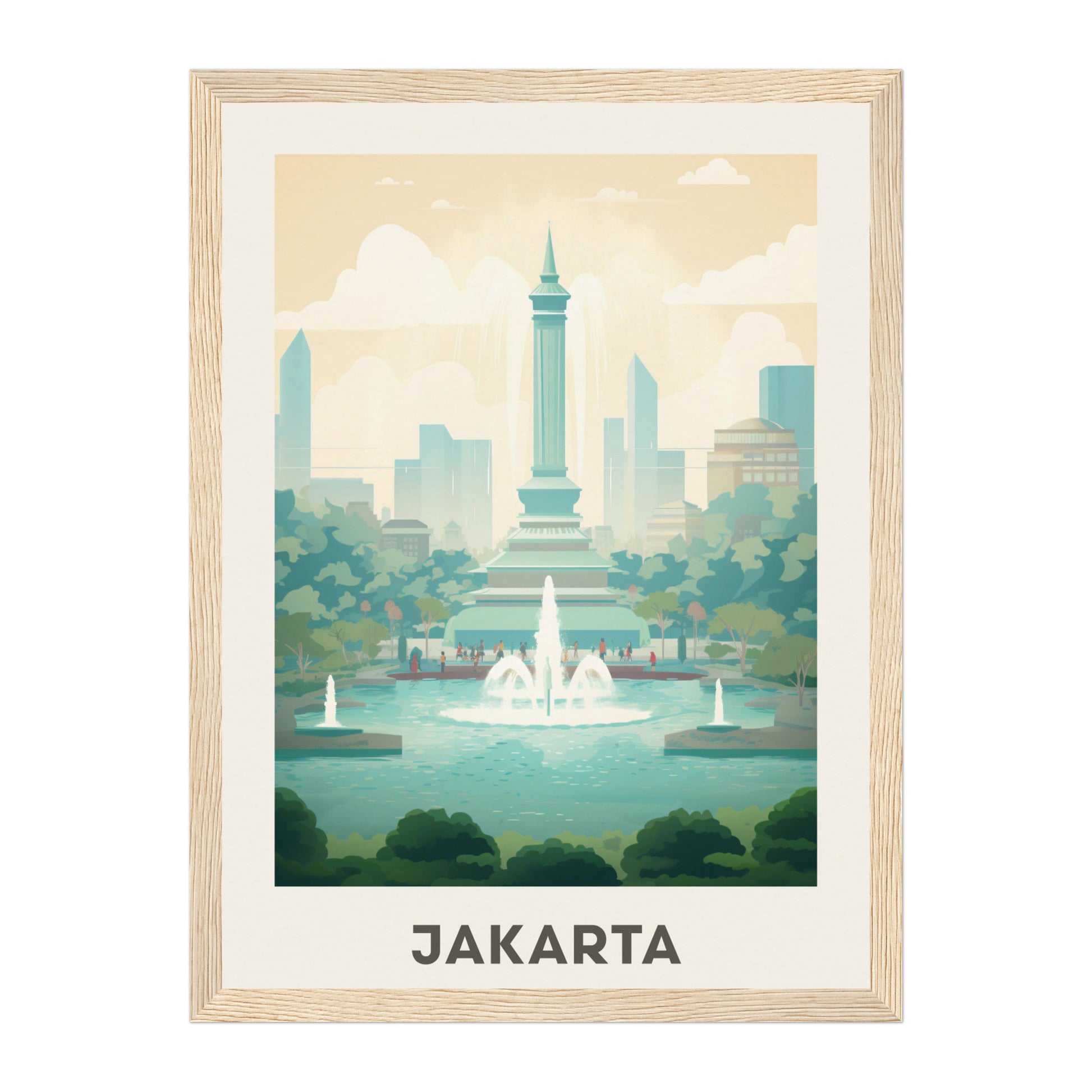 Jakarta, Indonesia Wall Art - Uncharted Borders