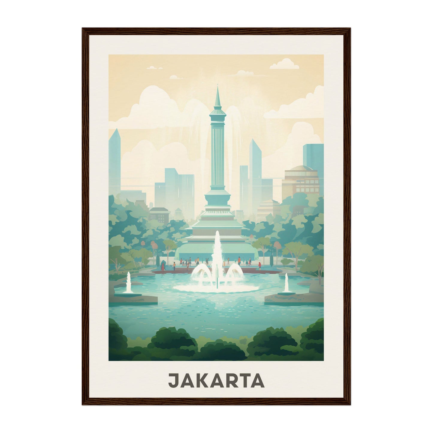 Jakarta, Indonesia Wall Art - Uncharted Borders