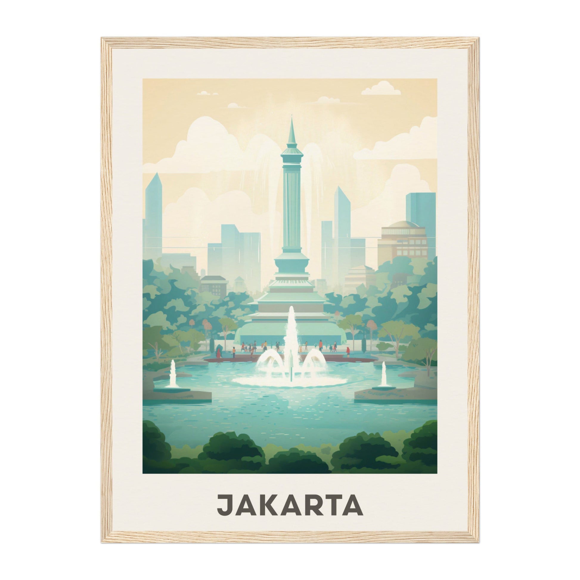 Jakarta, Indonesia Wall Art - Uncharted Borders