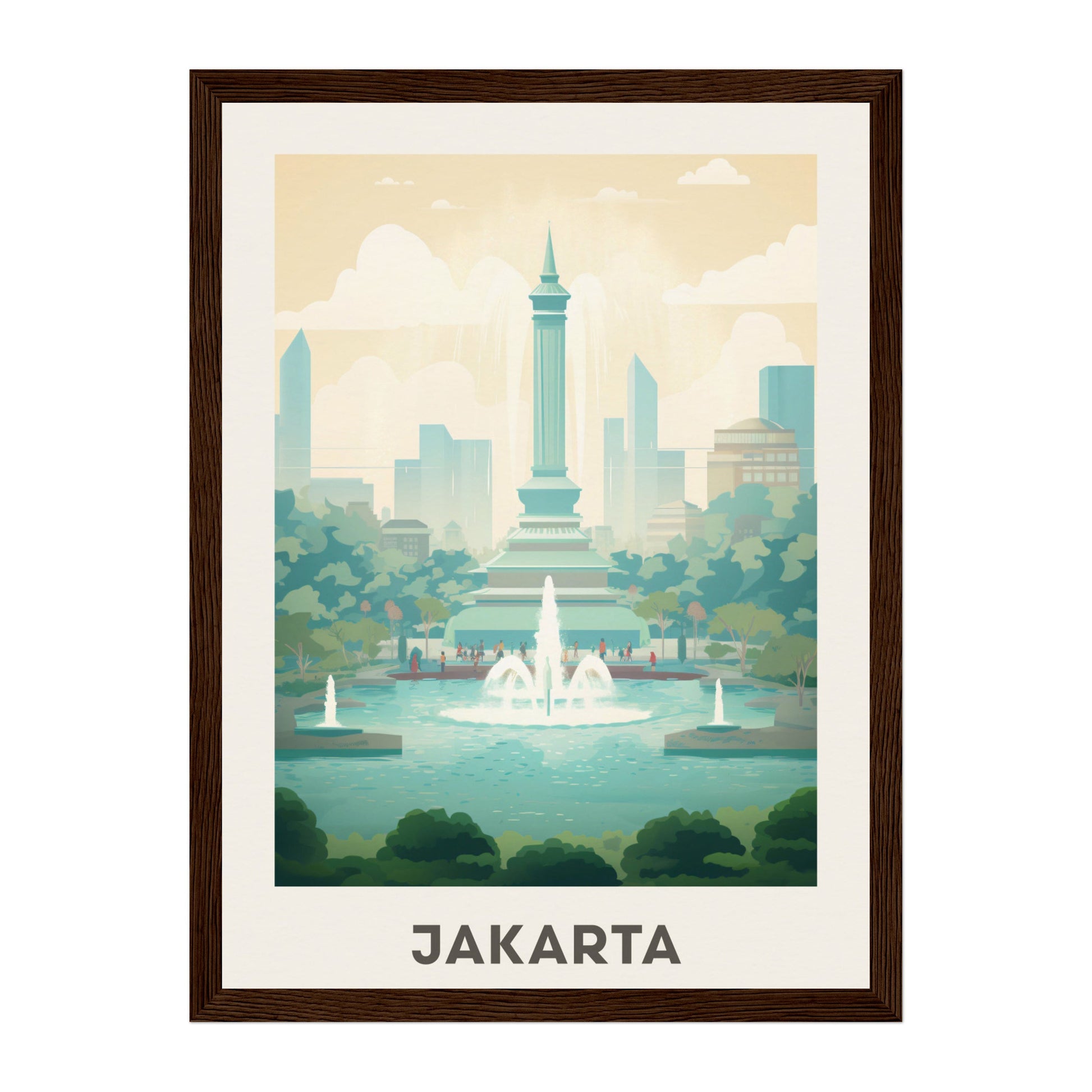 Jakarta, Indonesia Wall Art - Uncharted Borders