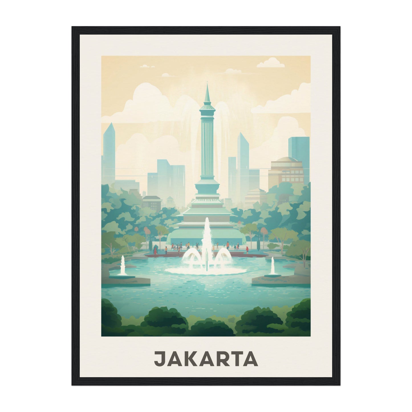 Jakarta, Indonesia Wall Art - Uncharted Borders