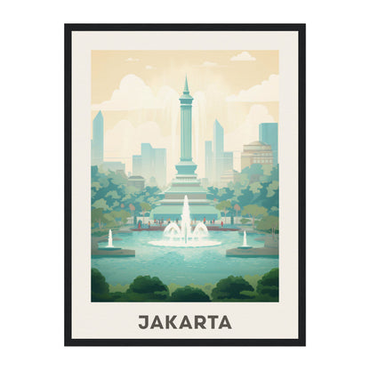 Jakarta, Indonesia Wall Art - Uncharted Borders