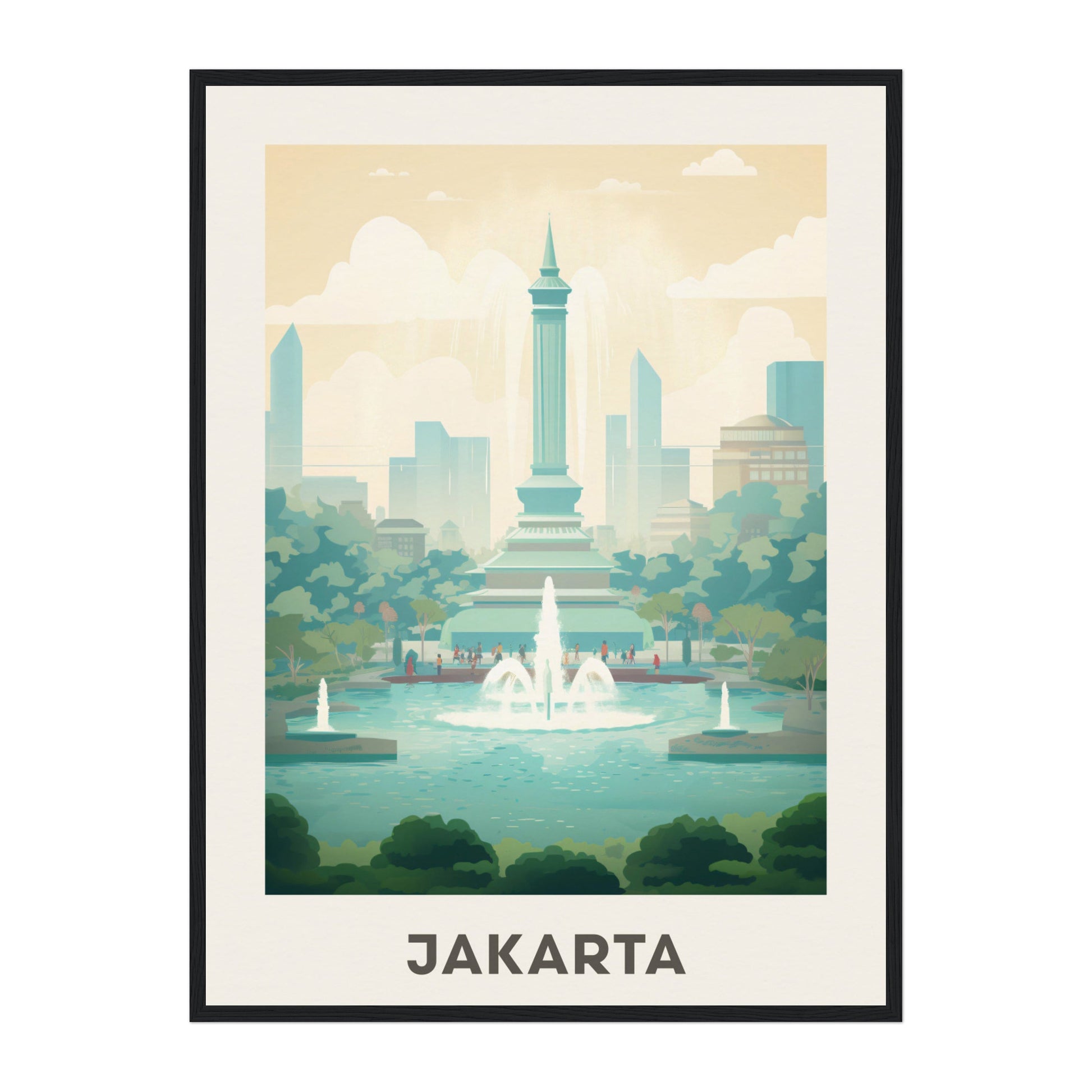 Jakarta, Indonesia Wall Art - Uncharted Borders