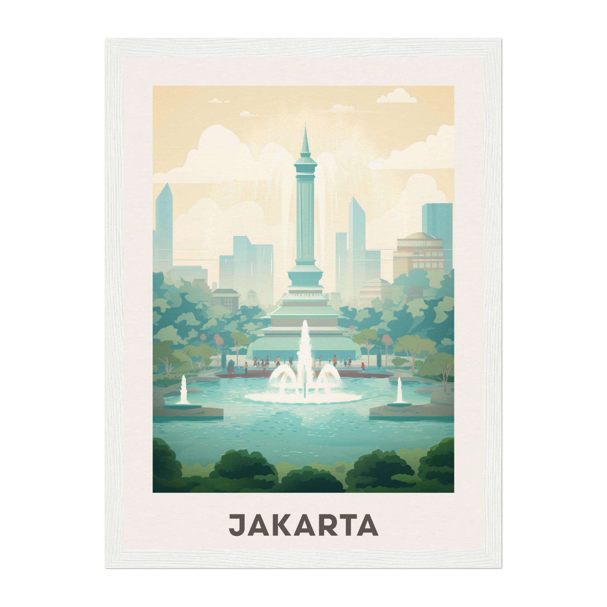 Jakarta, Indonesia Wall Art - Uncharted Borders