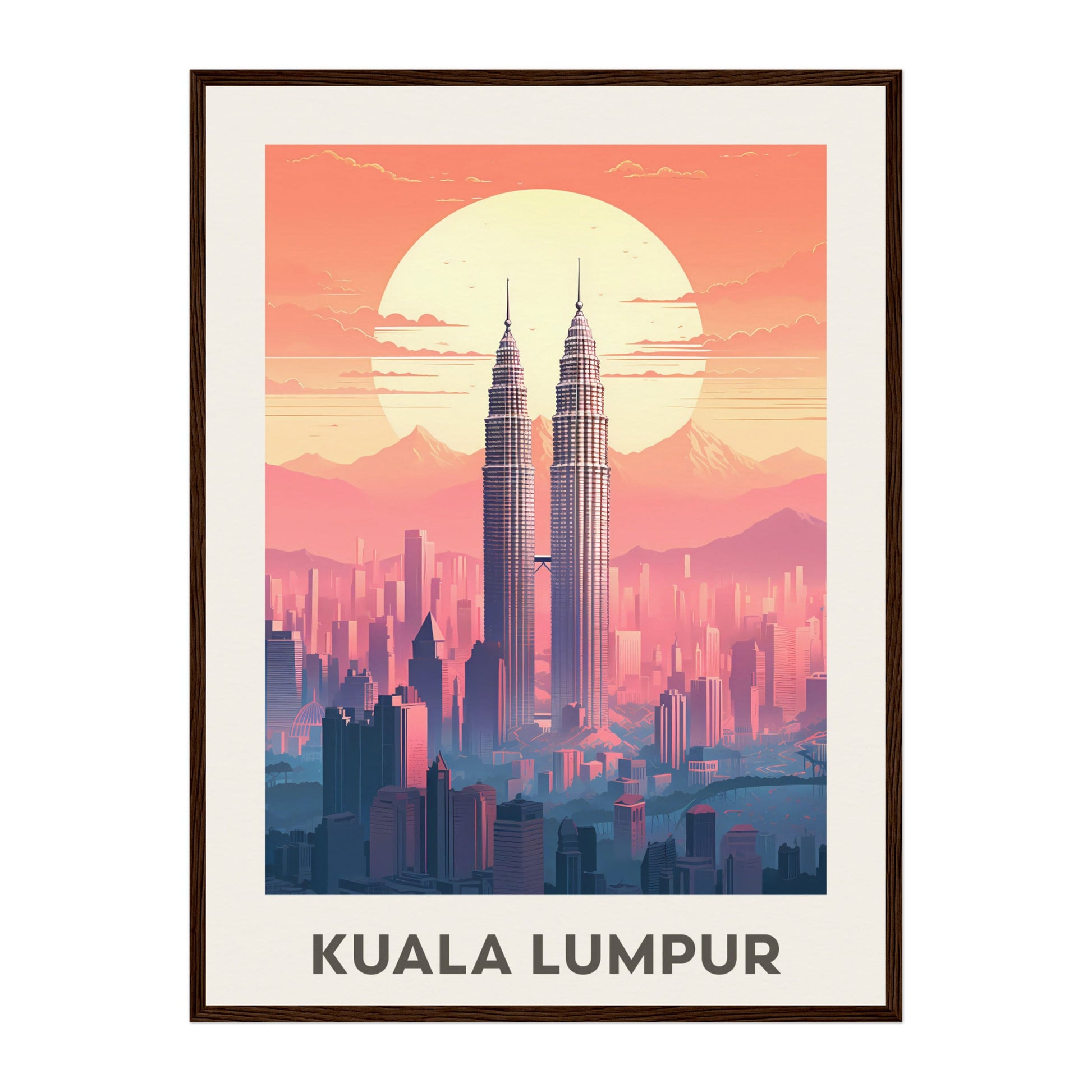 Kuala Lumpur, Malaysia Wall Art - Uncharted Borders