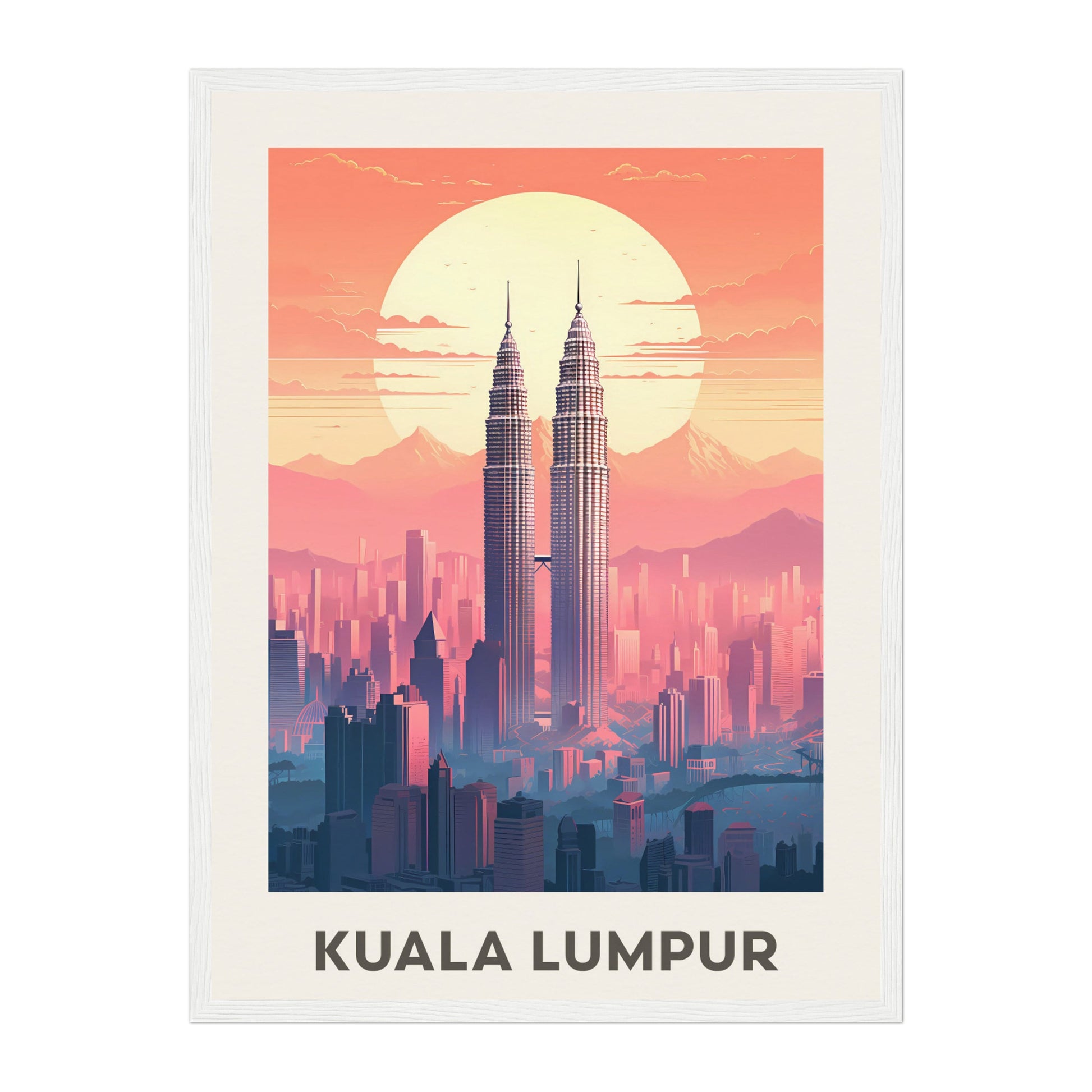 Kuala Lumpur, Malaysia Wall Art - Uncharted Borders