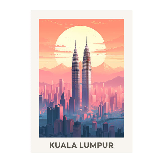 Kuala Lumpur, Malaysia Wall Art - Uncharted Borders