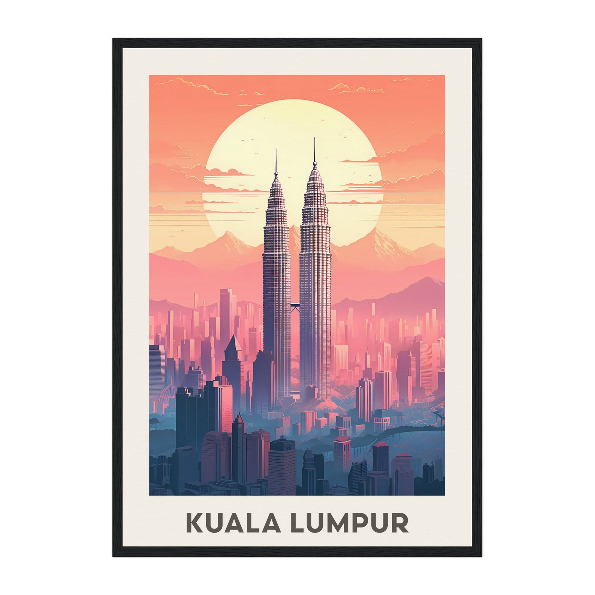 Kuala Lumpur, Malaysia Wall Art - Uncharted Borders