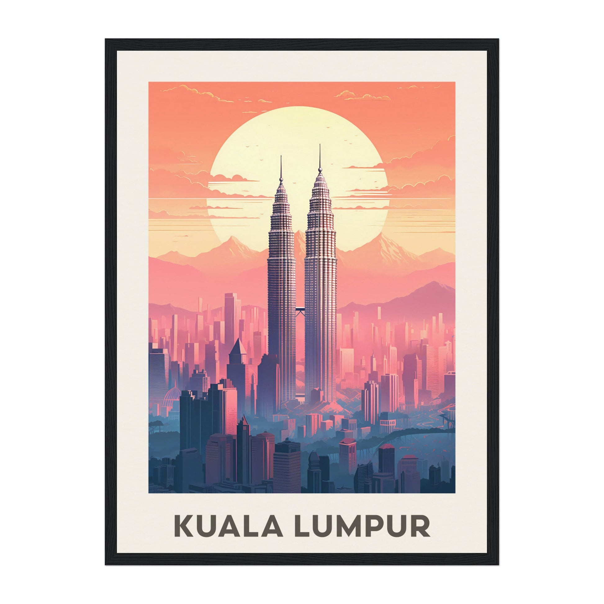 Kuala Lumpur, Malaysia Wall Art - Uncharted Borders
