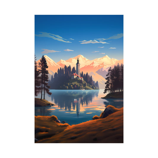 Lake Bled, Slovenia Wall Art - Uncharted Borders