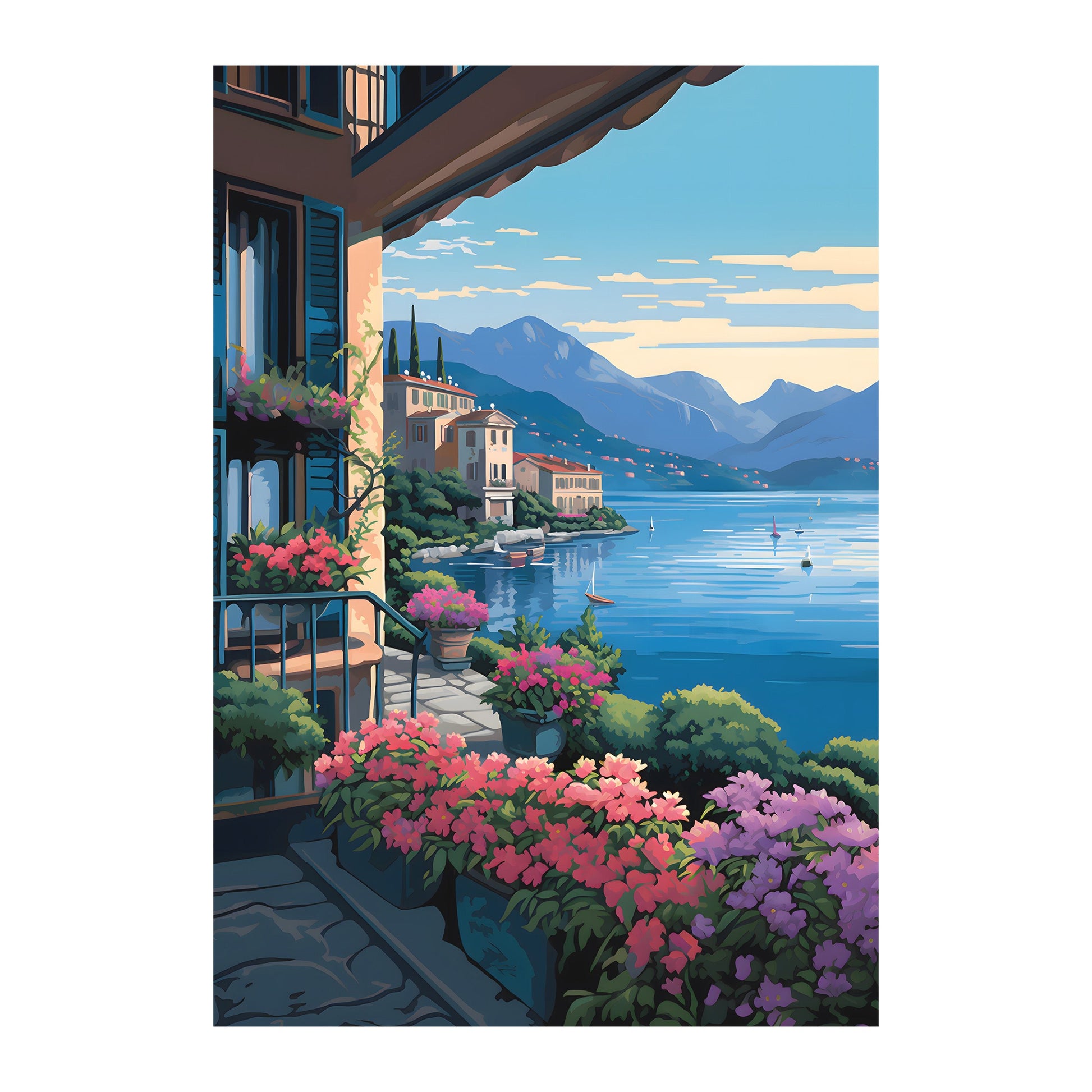 Lake Como, Italy Wall Art - Uncharted Borders