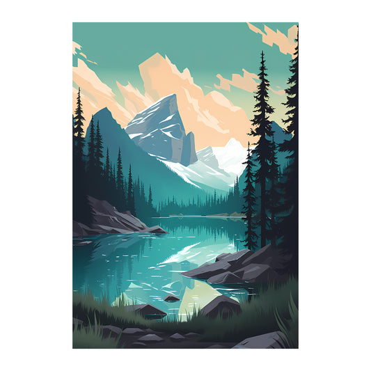 Lake O'Hara, Canada Wall Art - Uncharted Borders