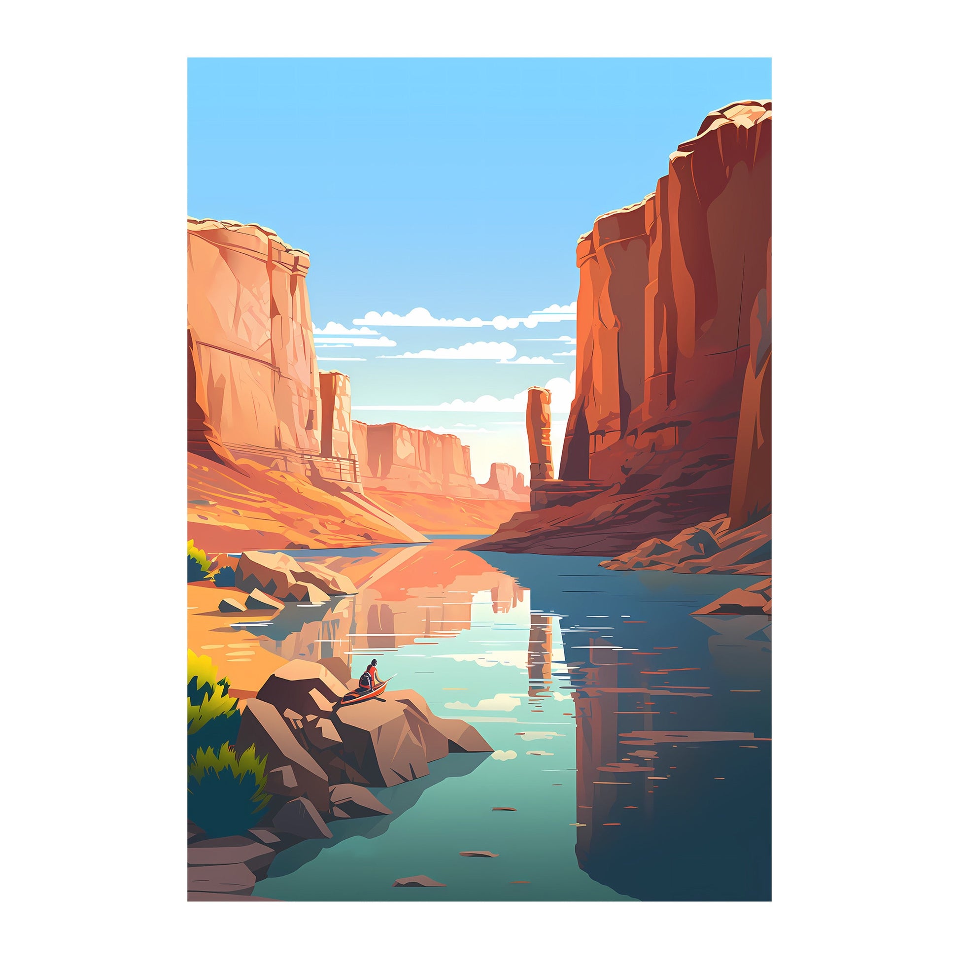 Lake Powell, United States Wall Art - Uncharted Borders