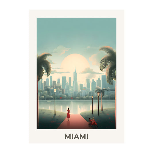 Miami, United States Wall Art - Uncharted Borders