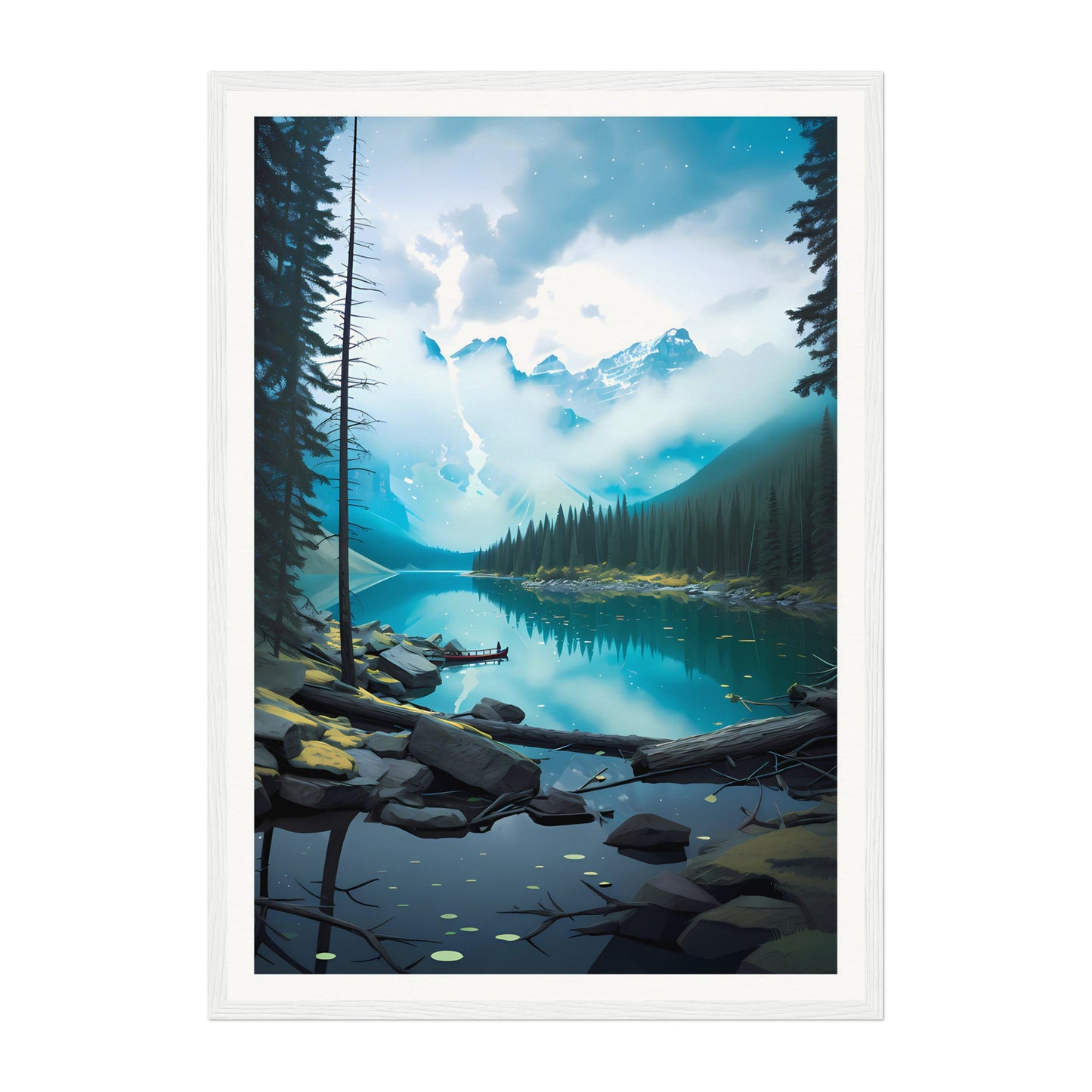 Moraine Lake, Canada Wall Art - Uncharted Borders