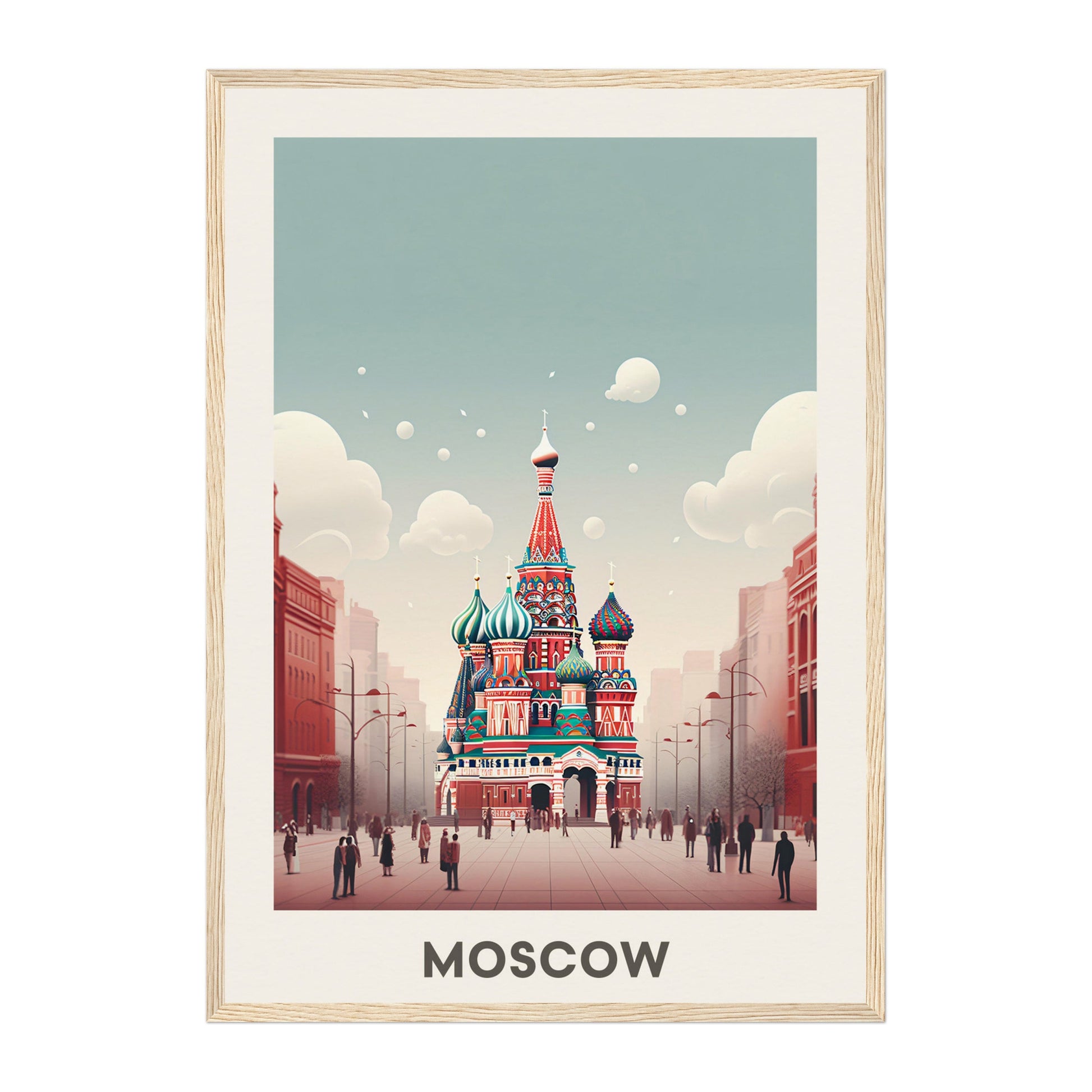 Moscow, Russia Wall Art - Uncharted Borders