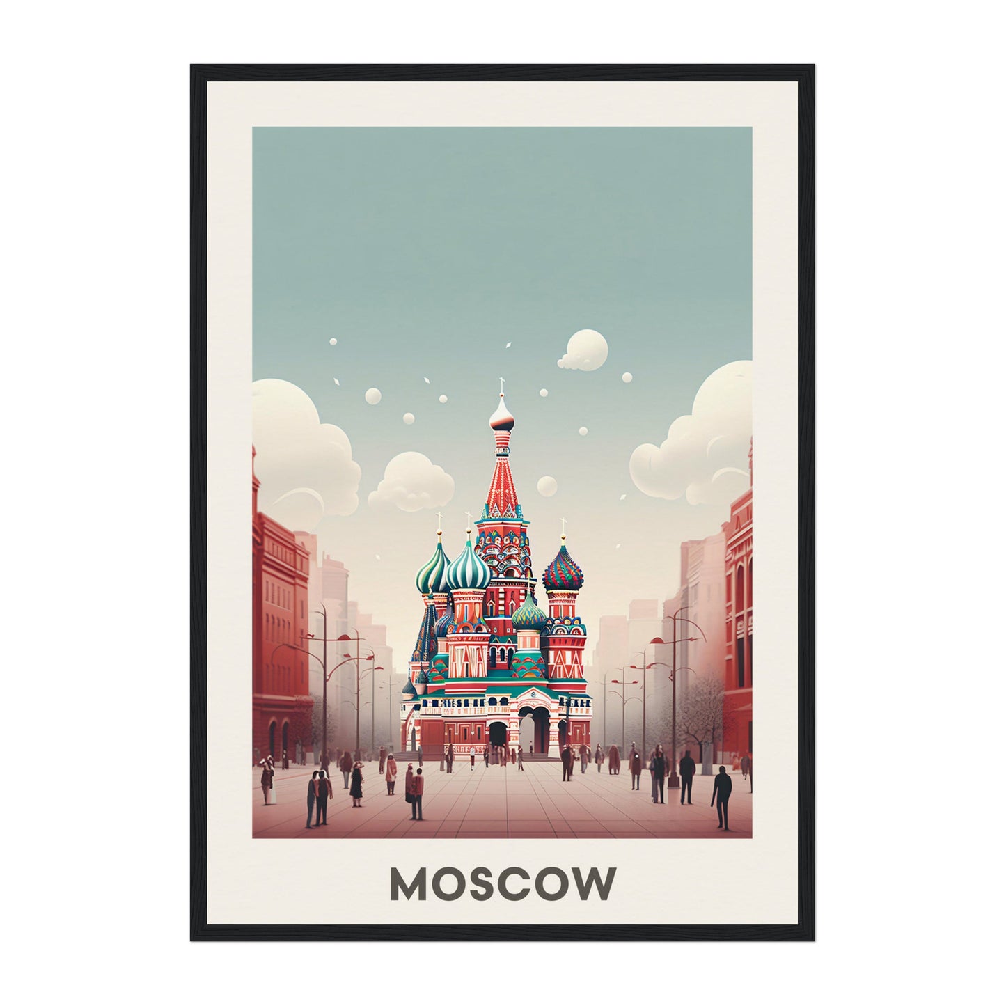 Moscow, Russia Wall Art - Uncharted Borders