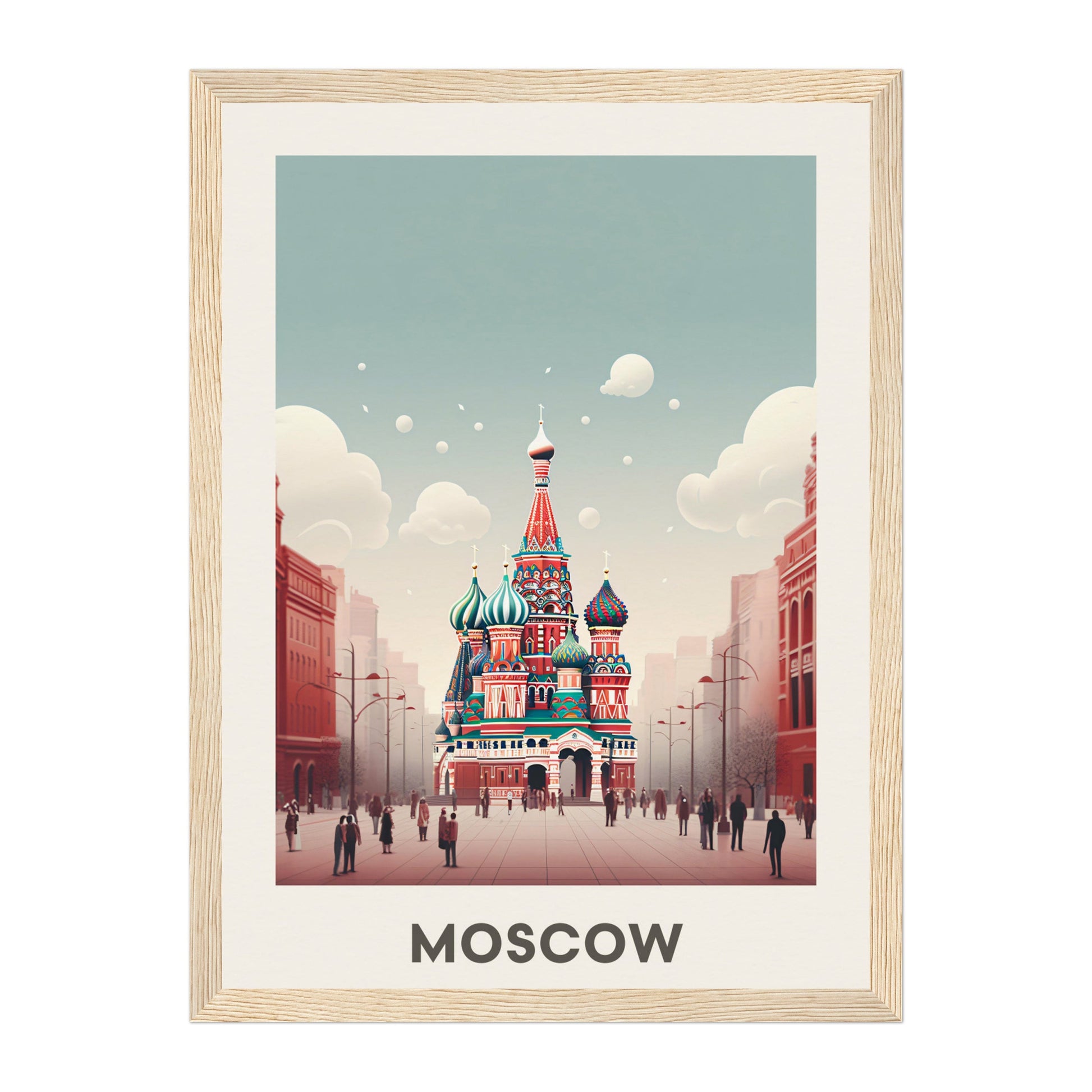 Moscow, Russia Wall Art - Uncharted Borders