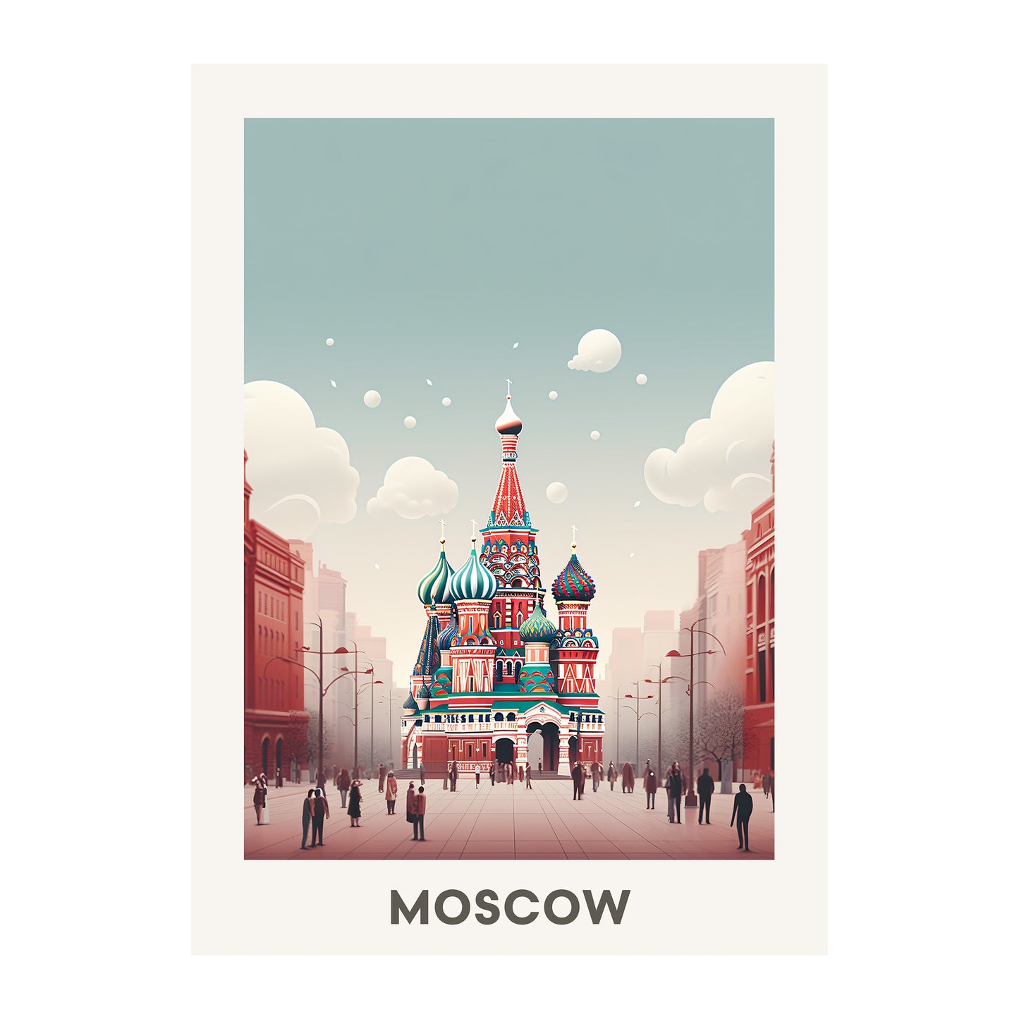 Moscow, Russia Wall Art - Uncharted Borders