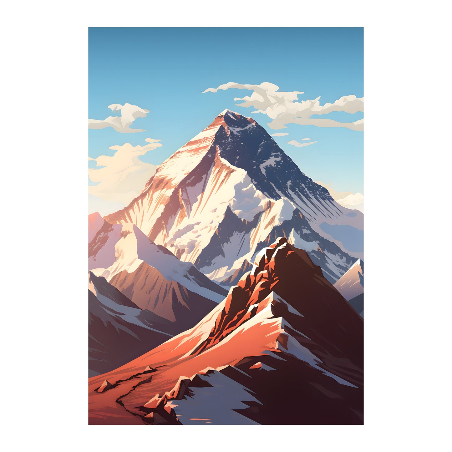 Mount Everest, Himalayas Wall Art - Uncharted Borders