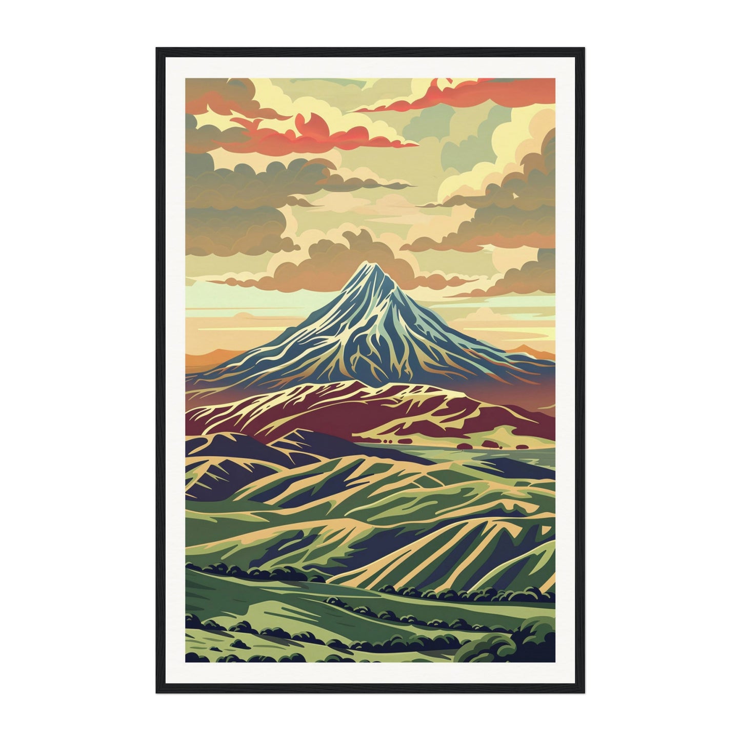 Mount Taranaki, New Zealand Wall Art - Uncharted Borders