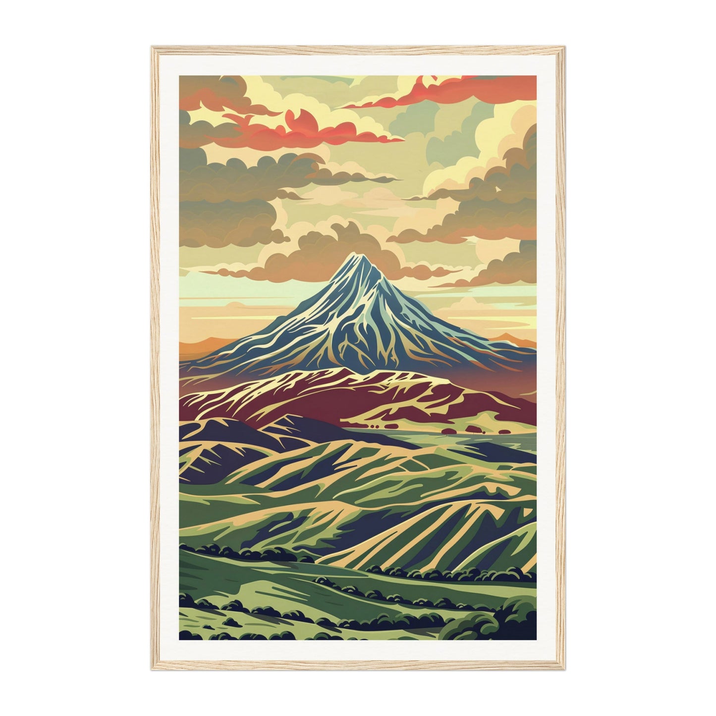 Mount Taranaki, New Zealand Wall Art - Uncharted Borders