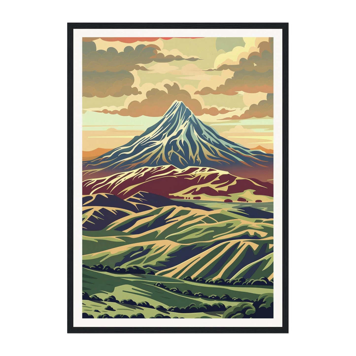 Mount Taranaki, New Zealand Wall Art - Uncharted Borders