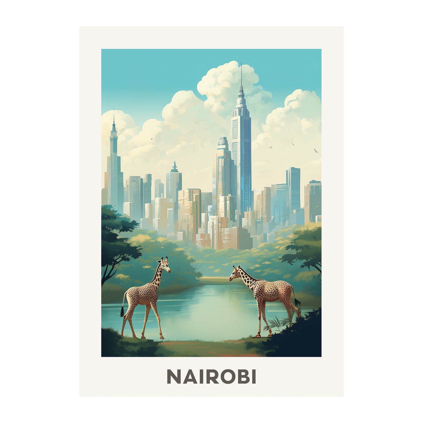 Nairobi, Kenya Wall Art - Uncharted Borders