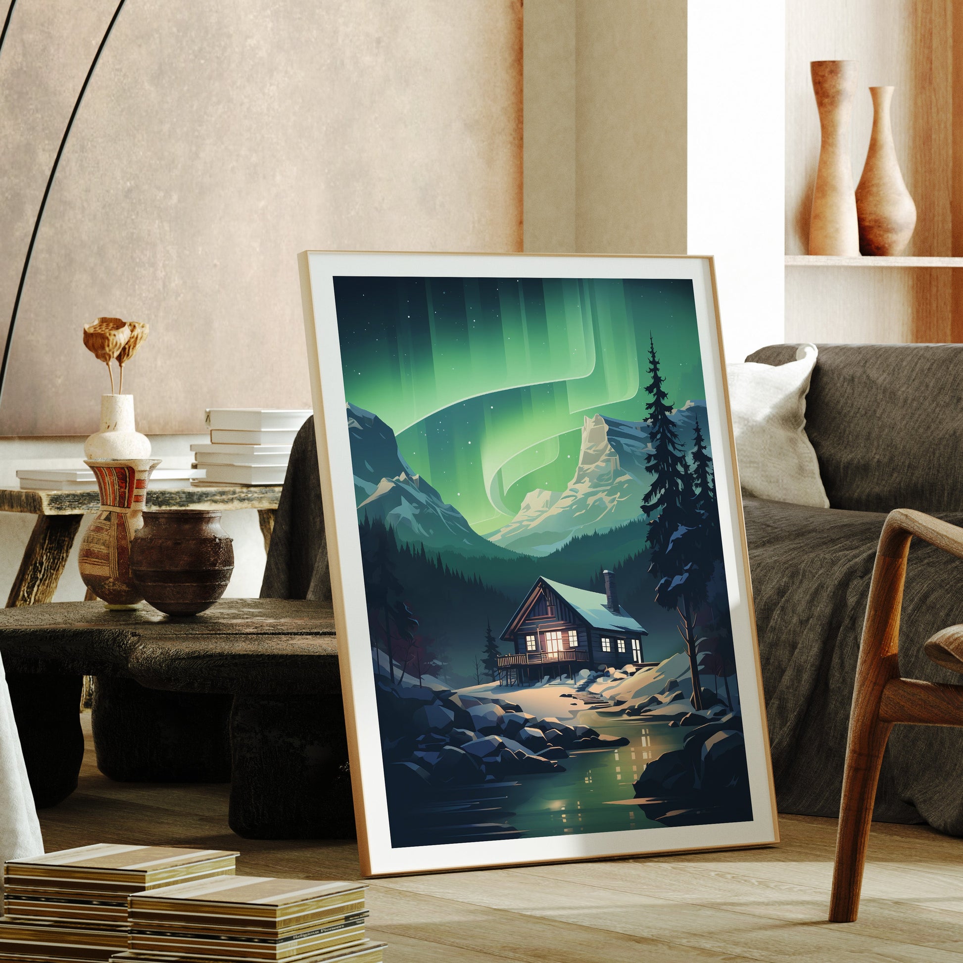 Northern Lights, Europe Wall Art - Uncharted Borders