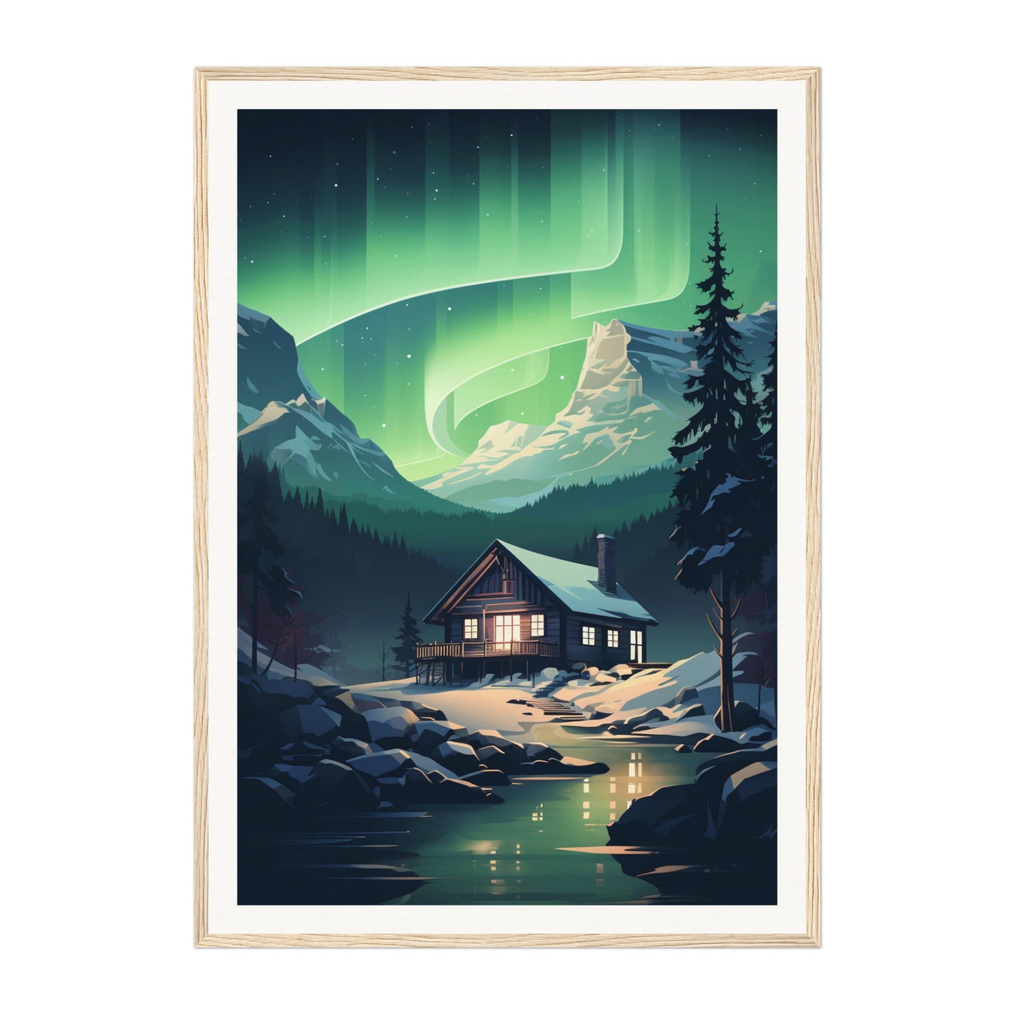 Northern Lights, Europe Wall Art - Uncharted Borders