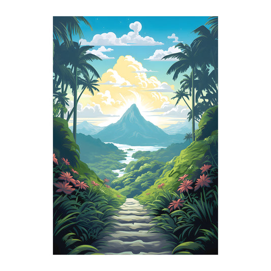 Oahu, Hawaii Wall Art - Uncharted Borders