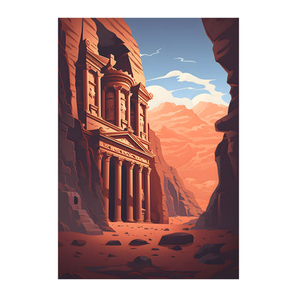 Petra, Jordan Wall Art - Uncharted Borders