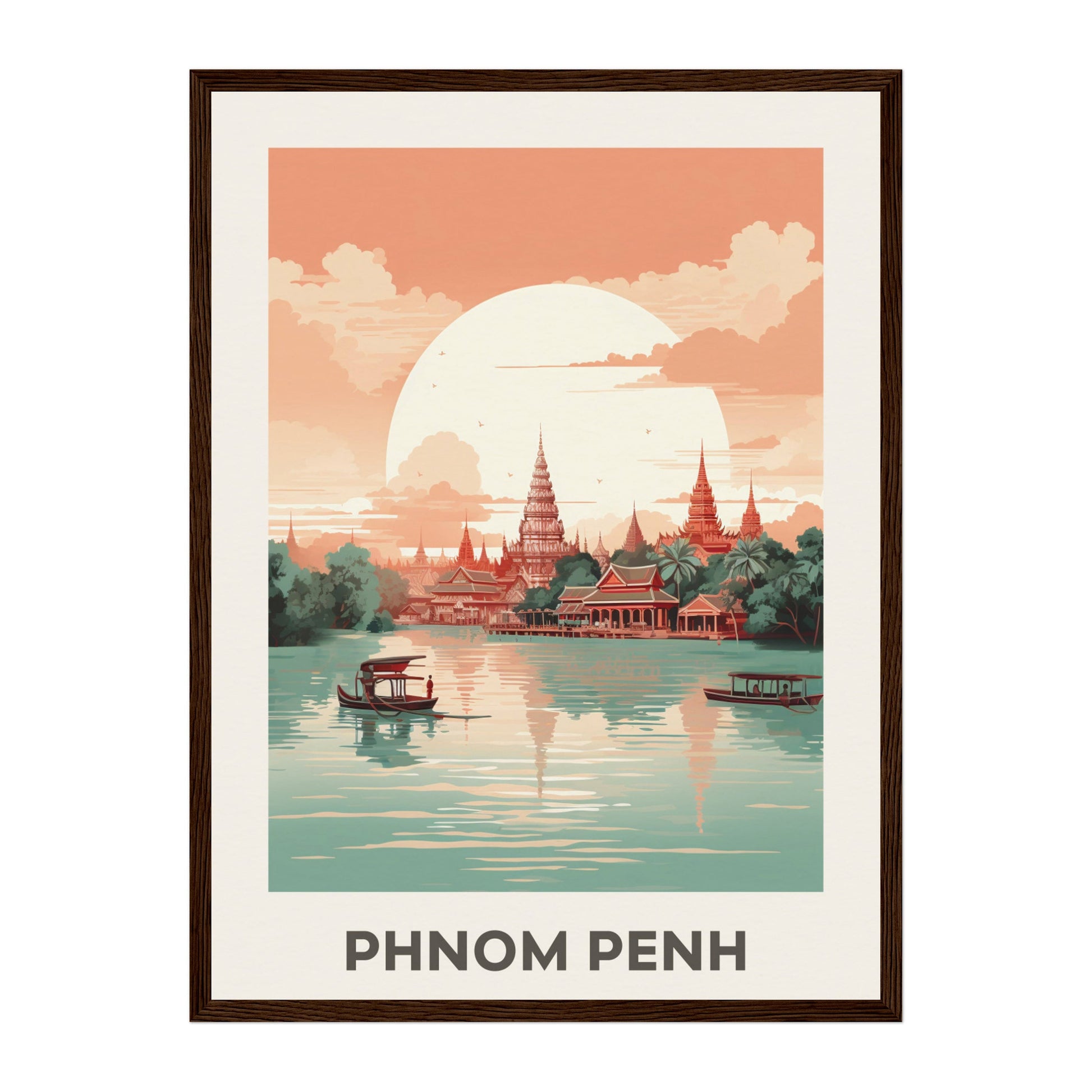 Phnom Penh, Cambodia Wall Art - Uncharted Borders