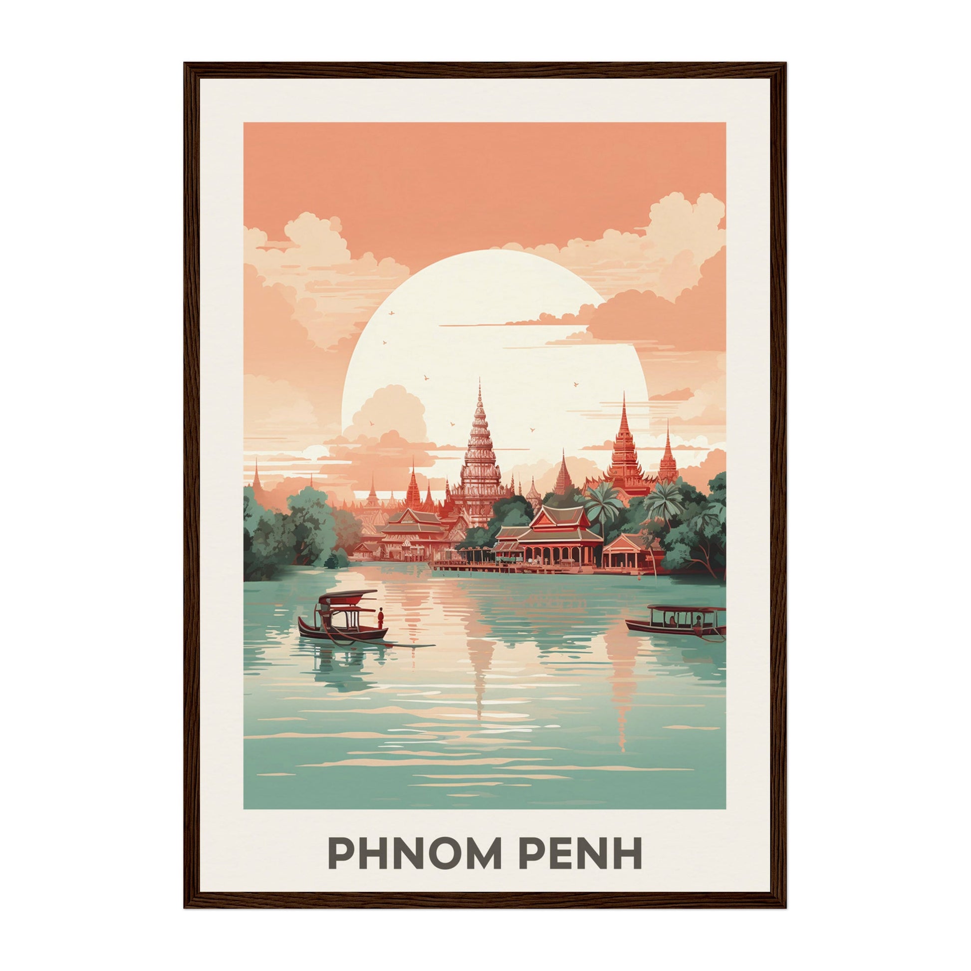 Phnom Penh, Cambodia Wall Art - Uncharted Borders