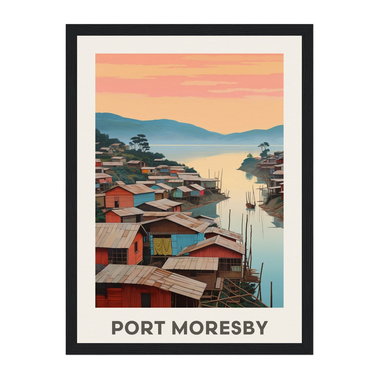 Port Moresby, Papua New Guinea Wall Art - Uncharted Borders