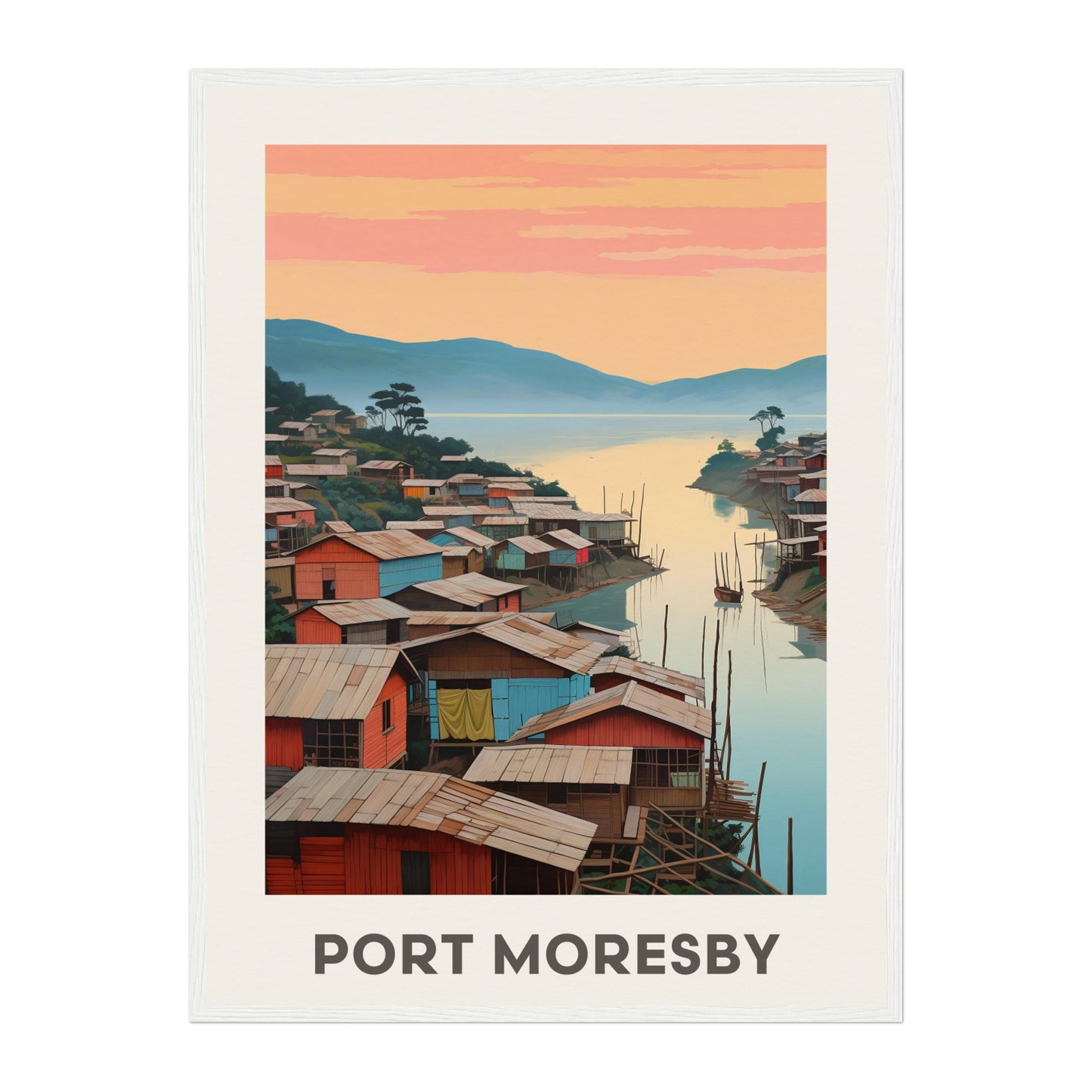 Port Moresby, Papua New Guinea Wall Art - Uncharted Borders