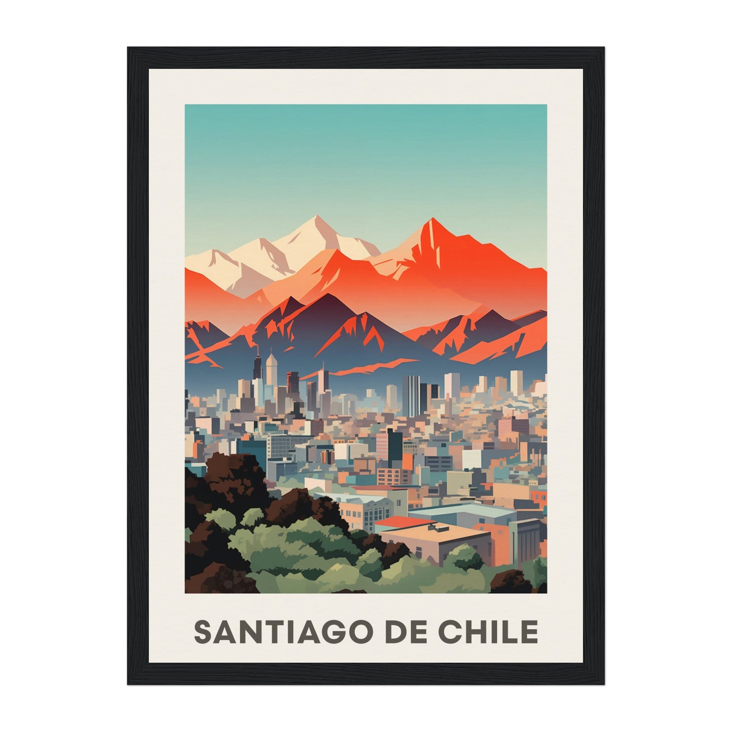 Santiago de Chile, Chile Wall Art - Uncharted Borders