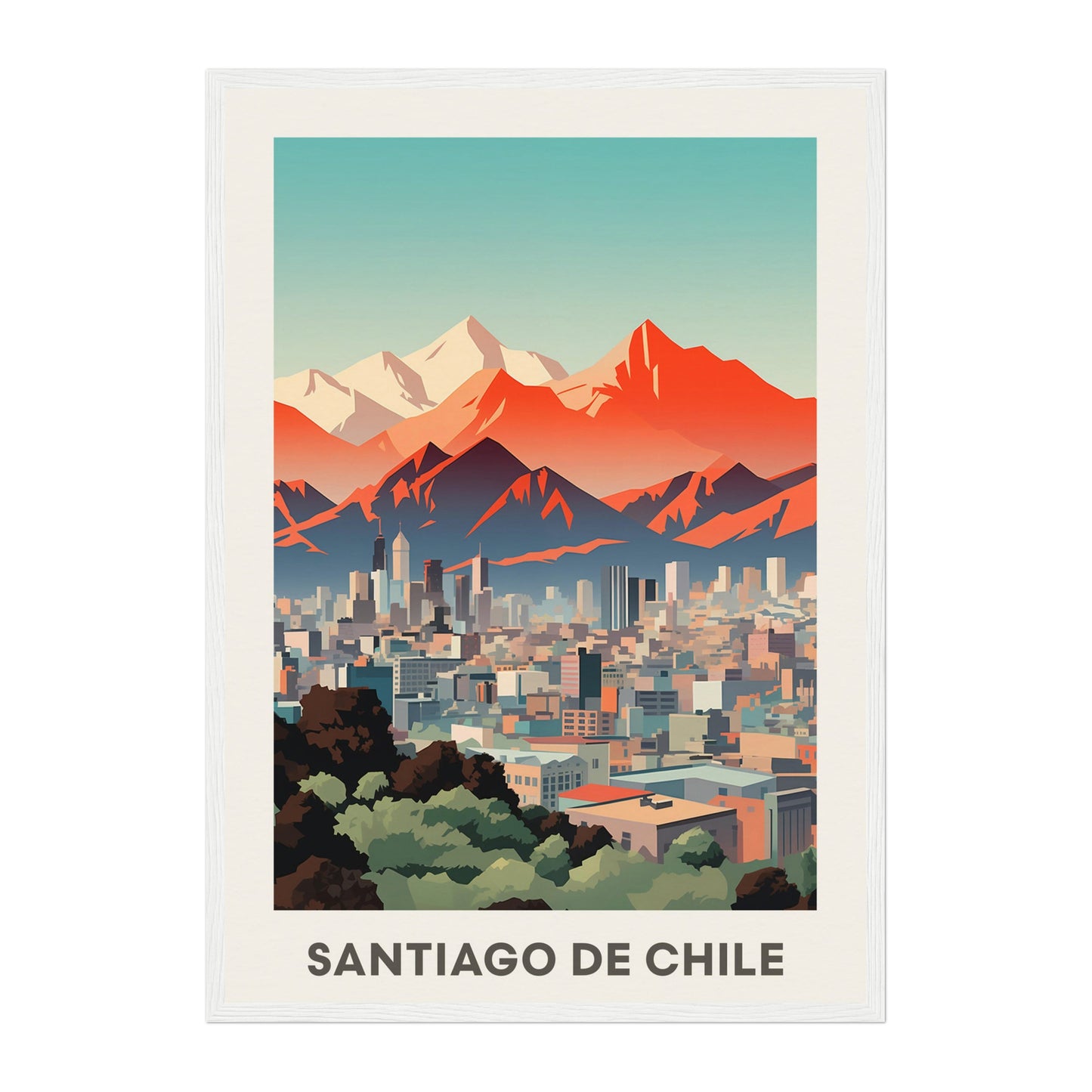 Santiago de Chile, Chile Wall Art - Uncharted Borders