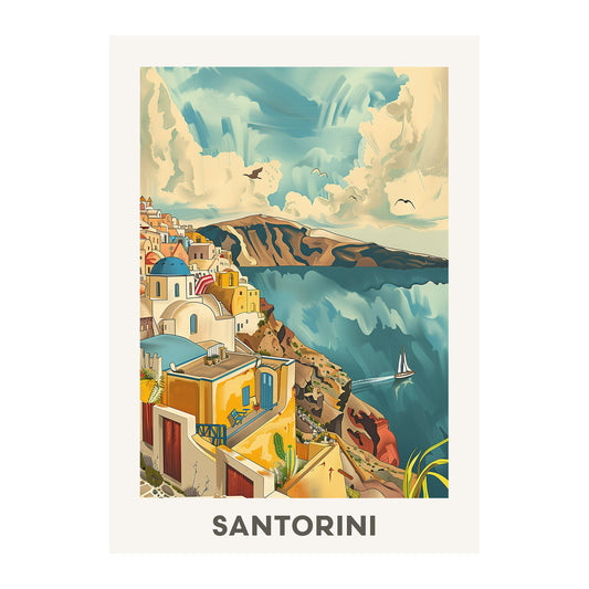 Santorini, Greece Wall Art - Uncharted Borders