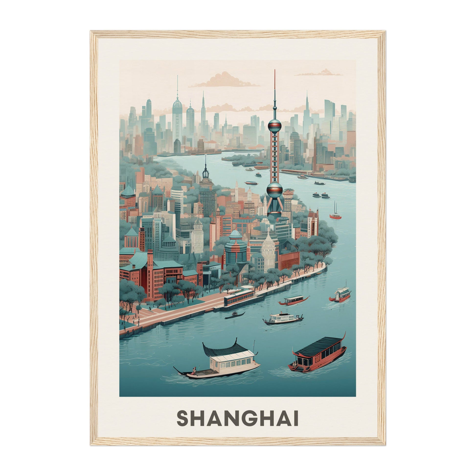 Shanghai, China Wall Art - Uncharted Borders