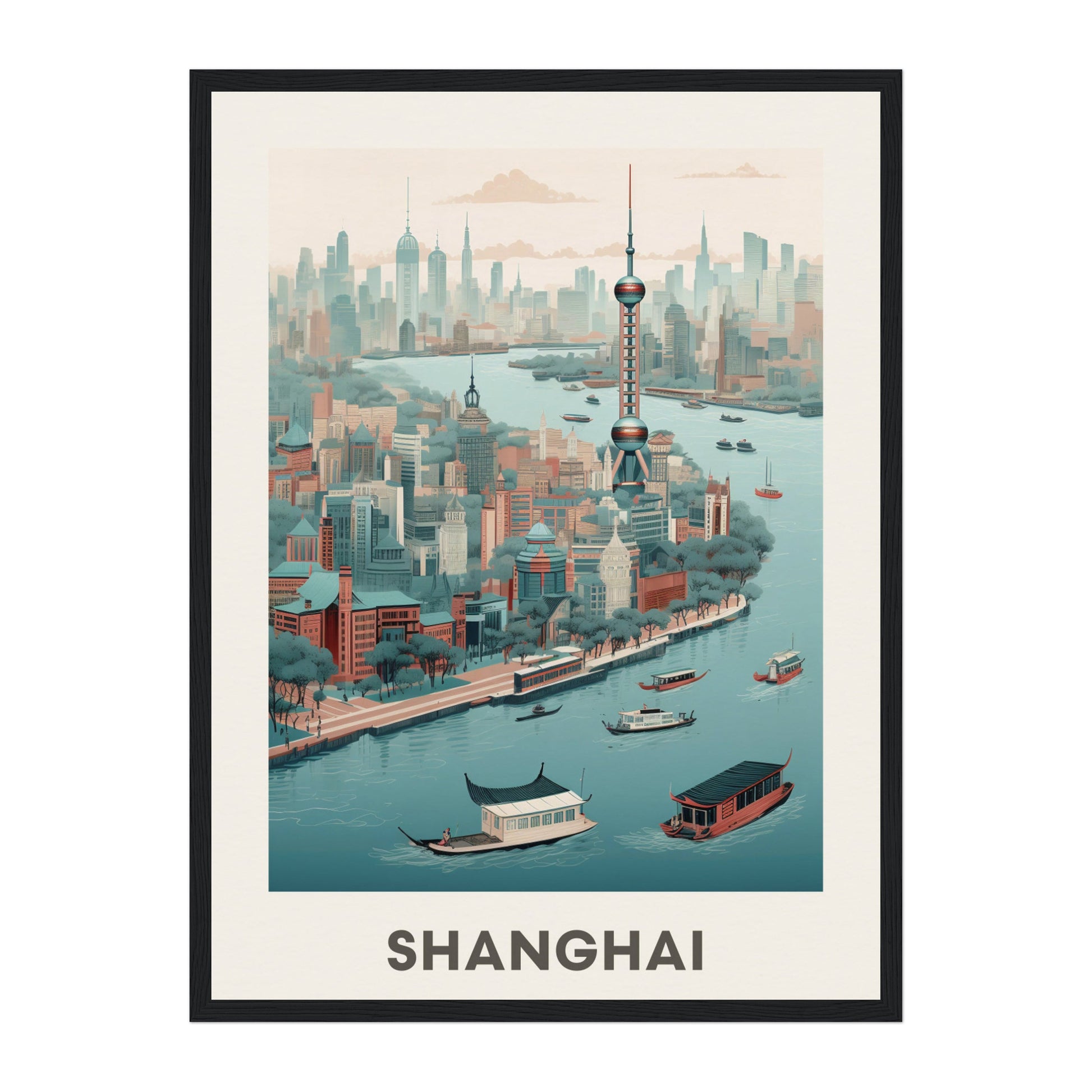 Shanghai, China Wall Art - Uncharted Borders