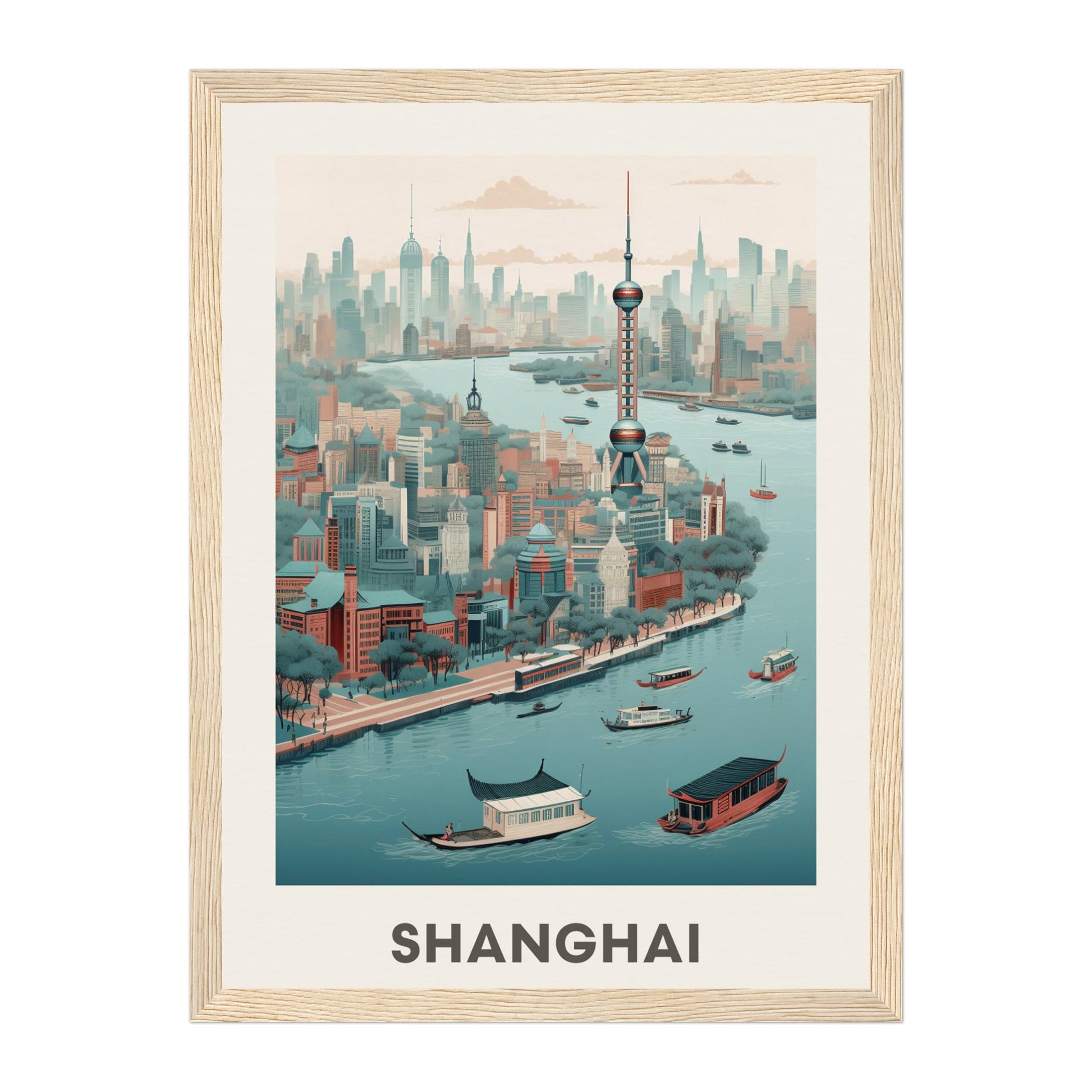 Shanghai, China Wall Art - Uncharted Borders