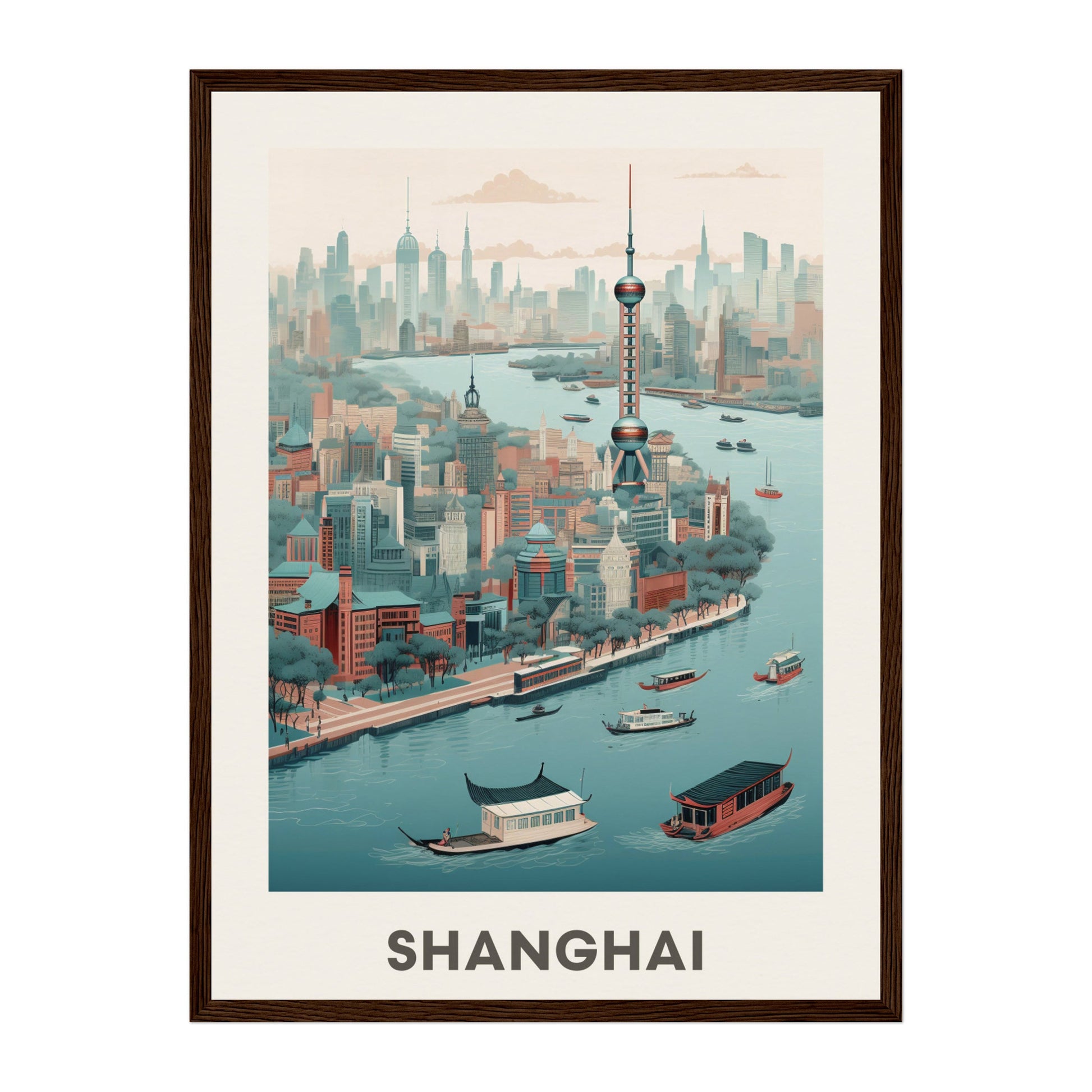 Shanghai, China Wall Art - Uncharted Borders