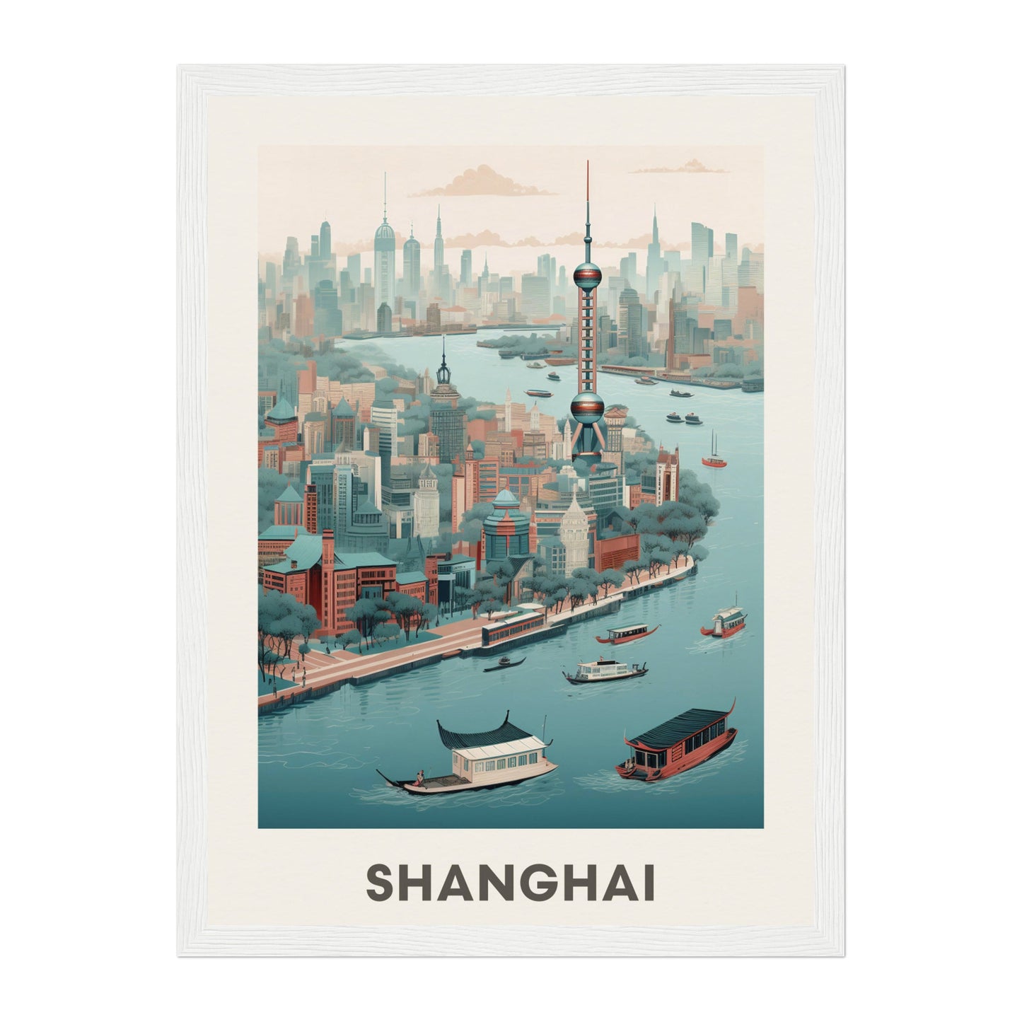 Shanghai, China Wall Art - Uncharted Borders